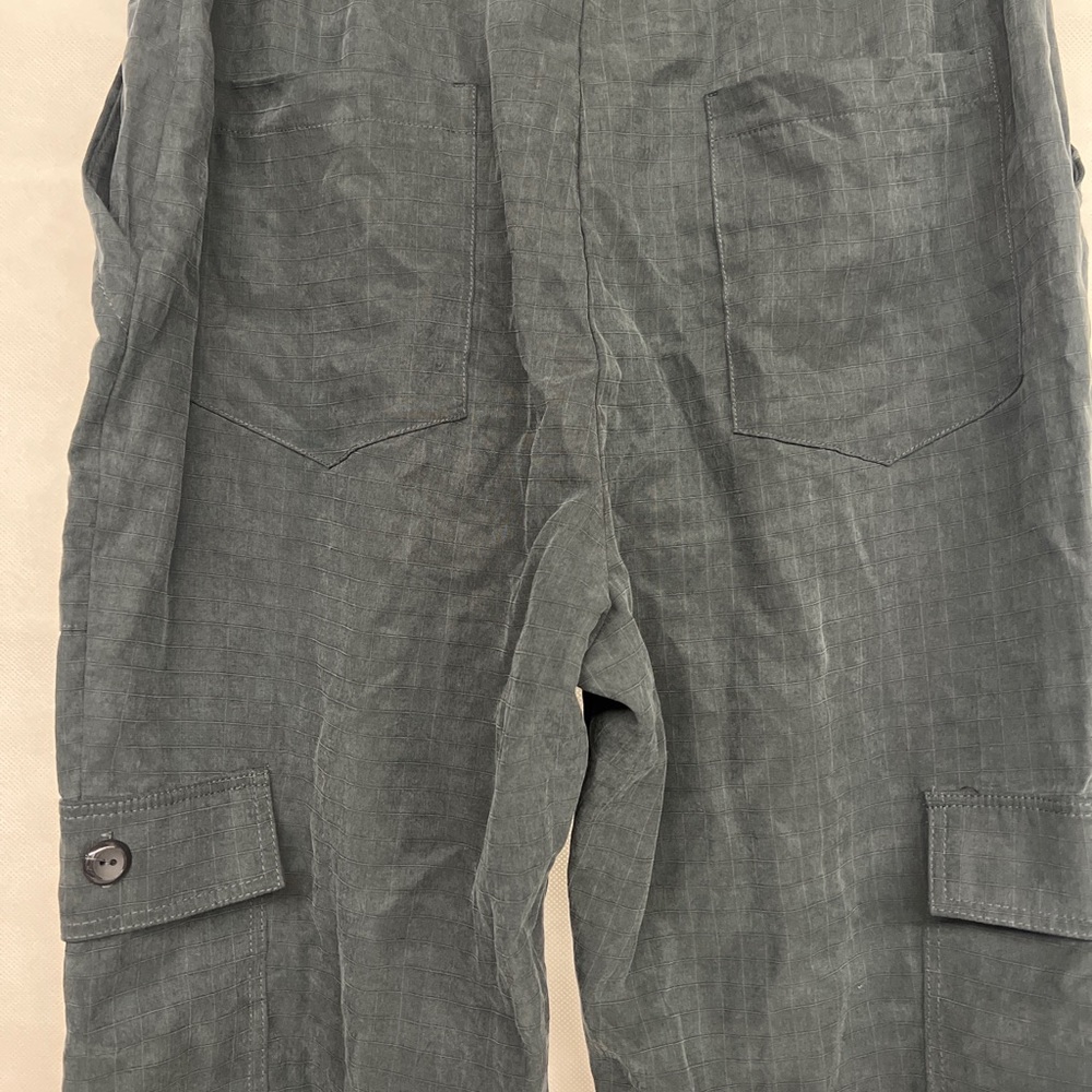 new Loose trouser Anthropologie Amadi Black Walker Taper High Rise - Picture 8 of 9